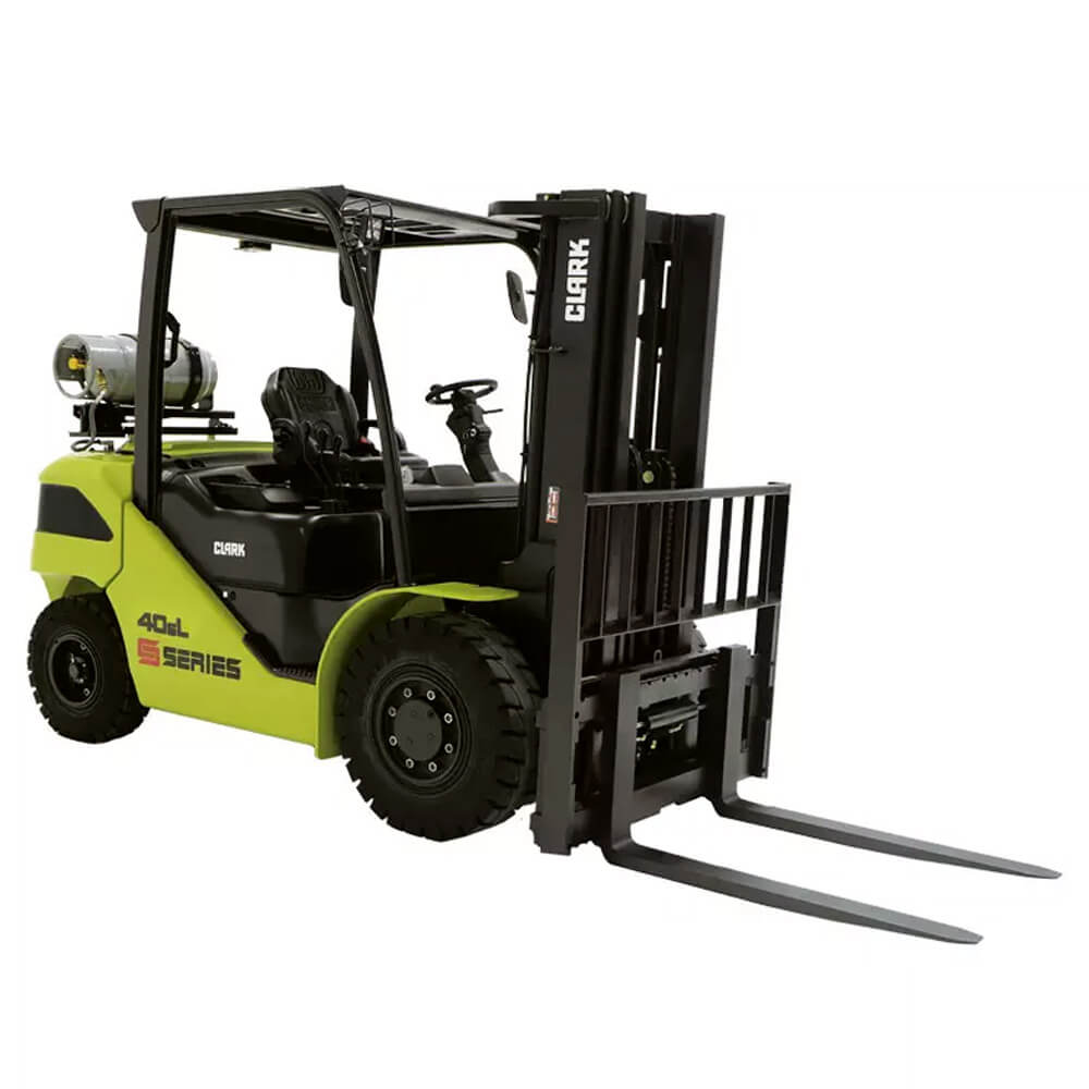 Forklift unloading commercial goods from a lorry in Hammersmith