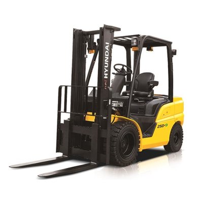 Forklift unloading pallets from a truck in Hammersmith