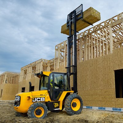 Forklift unloading machinery and industrial equipment in Hammersmith