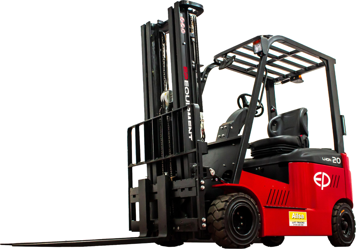 Commercial forklift unloading heavy pallets in Hammersmith